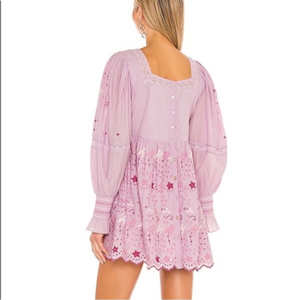 NWT Loveshackfancy Freja Dress in Lavender Fields